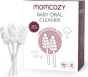 Momcozy Baby Oral Cleaner – Disposable Tongue & Gum Wipes 40pcs