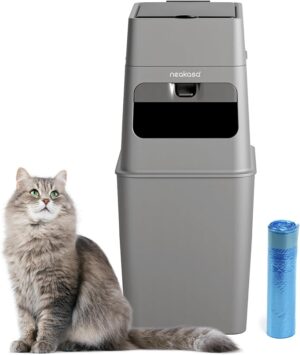 Neakasa Odor-Proof Cat Litter Bin | Anti-Smell Pet Waste & Diaper Trash Can