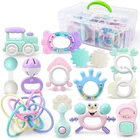 14-Piece Baby Rattle and Teether Toy Set for Newborns