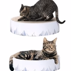 2in1 Cat Scratching Pad & Lounge Durable Indoor Cardboard