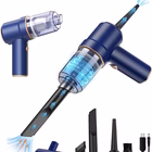 Cordless Car Vacuum & Air Duster: 9000PA suction, 2-in-1, with LED light. USB rechargeable, portable, and powerful.