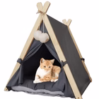 Large Washable Canvas Pet Cat Dog Tent House