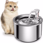 Stainless Steel Automatic Cat Dog Water Fountain 2L