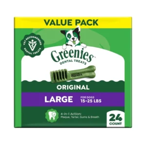 Greenies Original Natural Dental Chews for Large Dogs 36 oz 24 Count