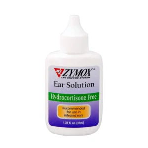 ZYMOX Otic Enzymatic Ear Solution 1.25 oz for Dogs & Cats | Ear Infection & Yeast Relief